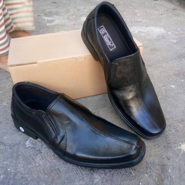 Sepatu pantofel kulit asli vantopel fantovel kulit asli dinas kerja