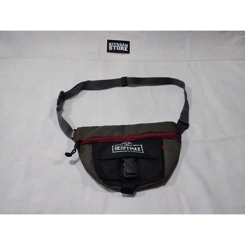 Geoff Max - Akkadian Dark Brown Waist Bag Tas Geoff Max Murah Sling Bag Geoff Max Official Waist Bag