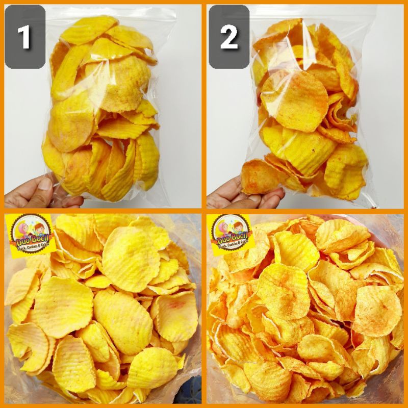 

Keripik Singkong POCO POCO Manis Gurih 125 Gram - Duo Bocil Snack