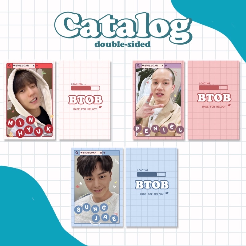 BTOB KEYRING KEYCHAIN GANTUNGAN KUNCI MELODY
