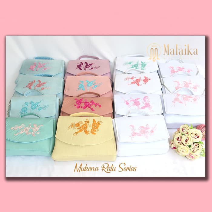MY MUKENA TERBARU BORDIR HANDMADE SUSUR SWAROVSKI RATU SERIES MALAIKA