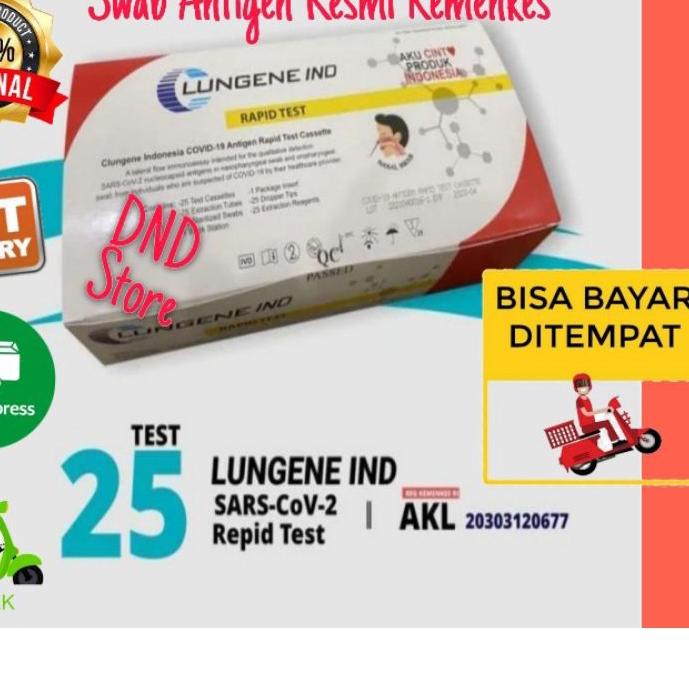☟ Alat Test Swab Antigen Hidung 100% Original ➱