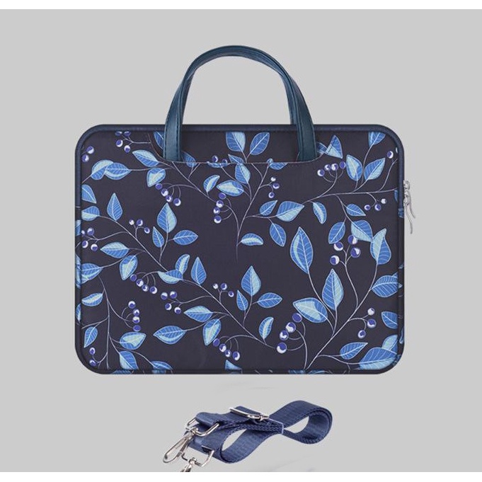 Tas Laptop Macbook Selempang New Leaves 11 12 13 14 15 16 inch