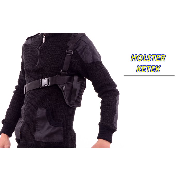 HOLSTER KETEK KETIAK / SARUNG PISTOL REVOLVER - AIRSOFT / POLISI
