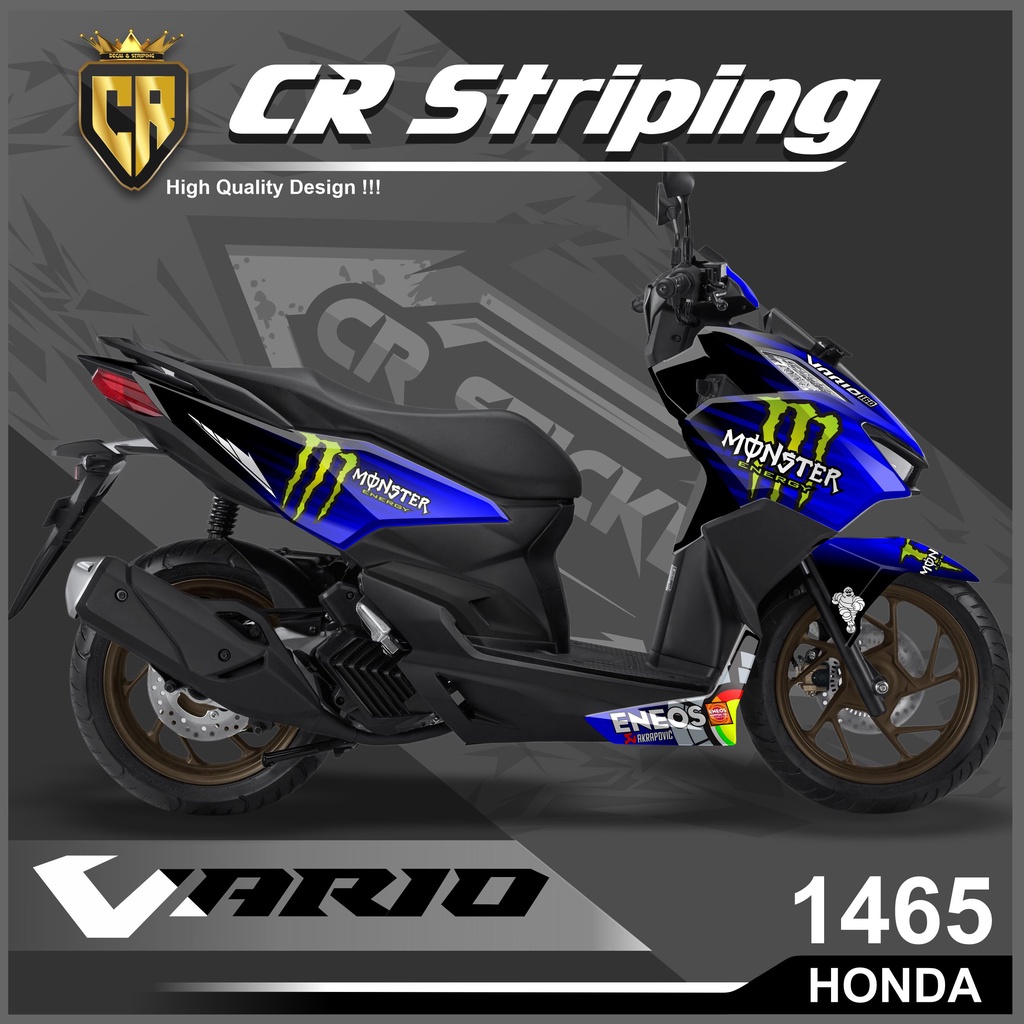 Decal Sticker Honda Vario 160 New Fullbody 2022 - Aksesoris Sepeda Motor Stiker Variasi Vario 160 20