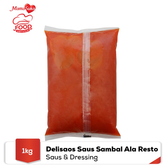 

Sambal-Aneka- Mamasuka Delisaos Saus Sambal Ala Resto 1 Kg -Aneka-Sambal.