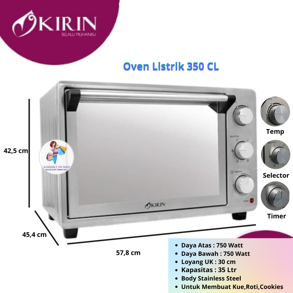 Kirin Oven Listrik KBO-350CL Beauty Oven