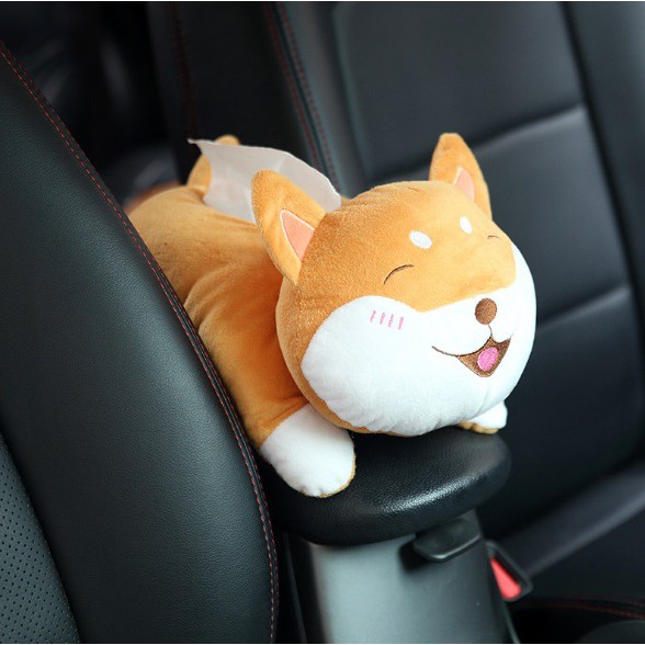 LITTLE MONKEY Monyet Kotak Tempat Sarung Tisu Gantung Belakang Jok Mobil Arm Rest Tissue Holder