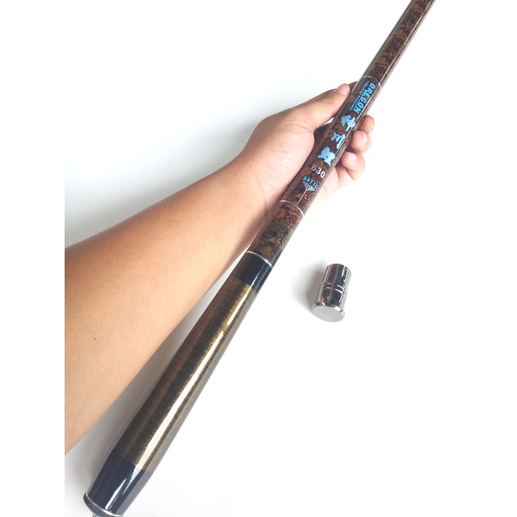 Joran Tegek Oregon Batik 630 Ruas Panjang Carbone