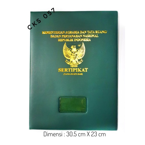 

Map Sertifikat Tanah / Folder Sertifikat Tanah