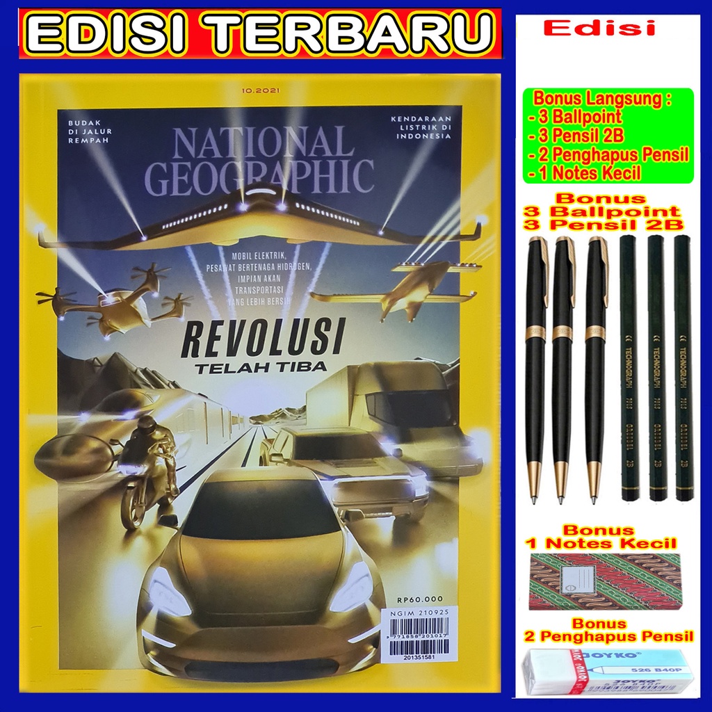 Majalah National Geographic Indonesia Terbaru Oktober 2021