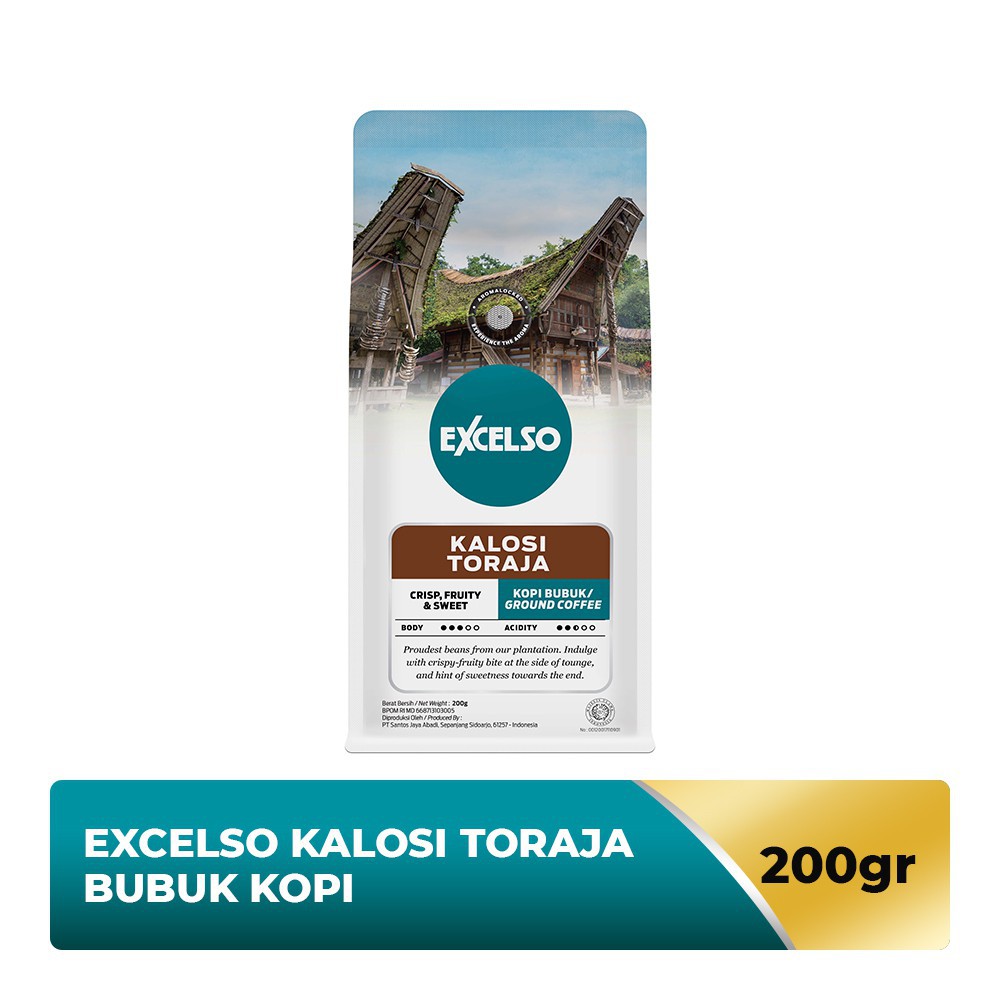 

Excelso Kalosi Toraja 200 Gram - Ground Bubuk