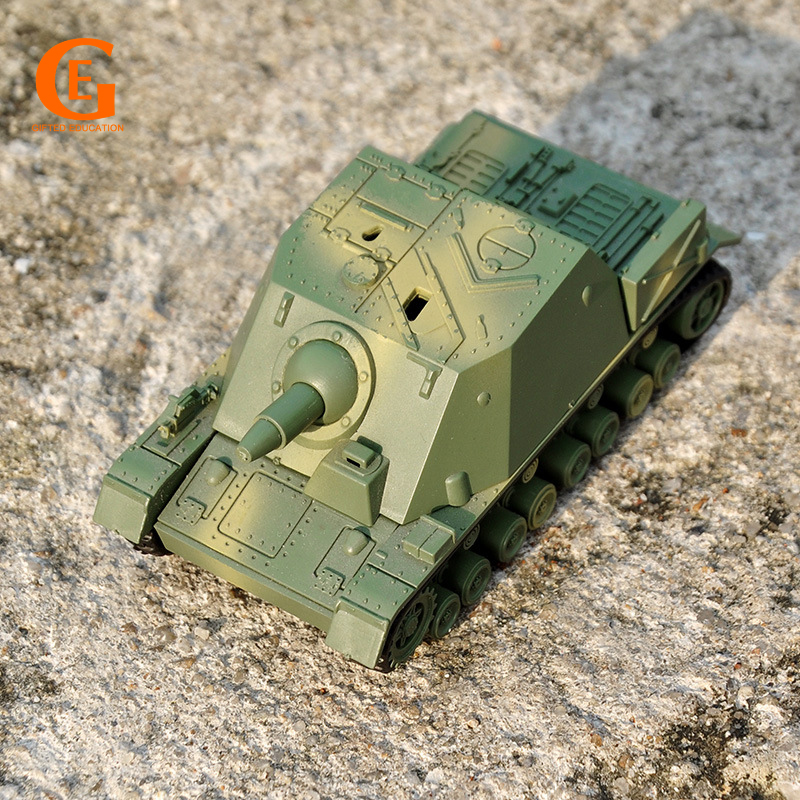 Miniatur Tank Tempur Jerman Sturmpanzer Assault Gun 4D Skala 1 / 72 Bahan Plastik Untuk Koleksi