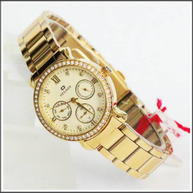 MURAH HEGNER ORIGINAL JAM WANITA GOLD