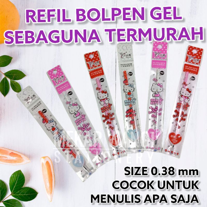 

Ballpoint refil gel | Refil gel serbaguna 1pack isi 20pcs