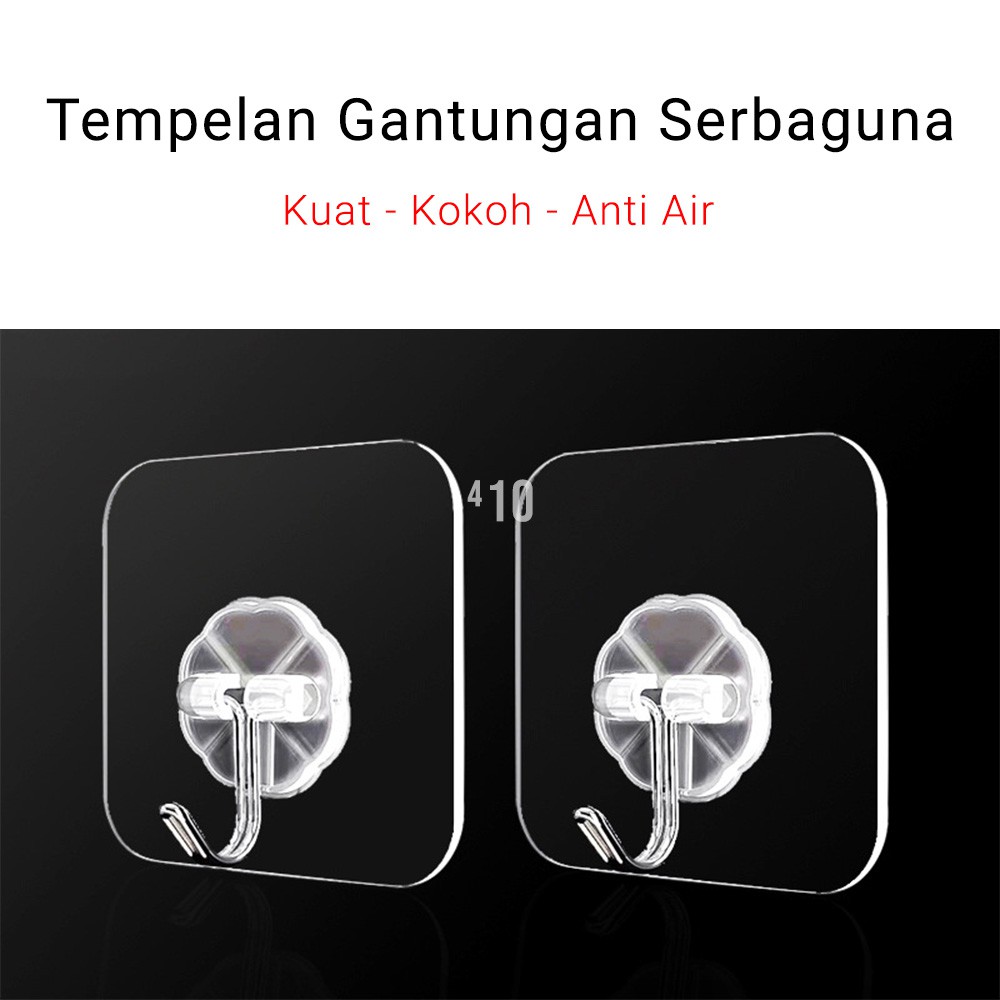 Tempelan Gantungan Hook Serbaguna Kuat Anti Air