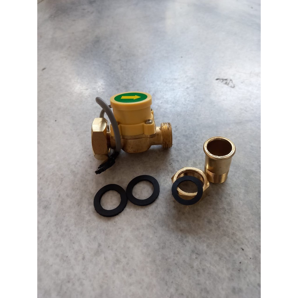 FLOW SWITCH 1INCH-3/4INCH SATU SET DENGAN COPPER POMPA BOOSTER AIR