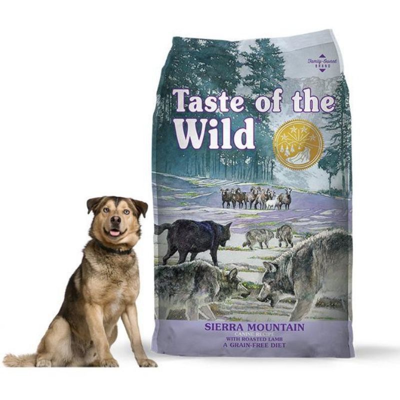 Taste Of The Wild Sierra Mountain 6.35kg /Totw Lamb / dogfood grain free made in usa