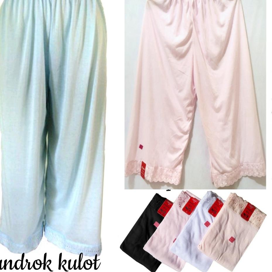 ☻ Dalaman Androk / Dalaman Celana Rok Panjang dan Pendek Wanita / Dalaman Gamis ✩