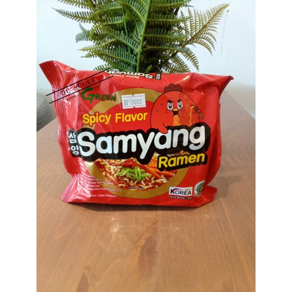

Samyang Green Spicy Ramen Flavor Halal