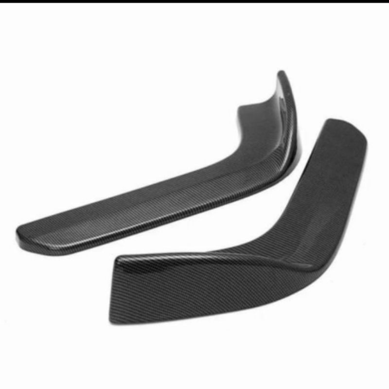Winglet Bumper Diffuser Bemper Depan Mobil Bumper Lips Carbon