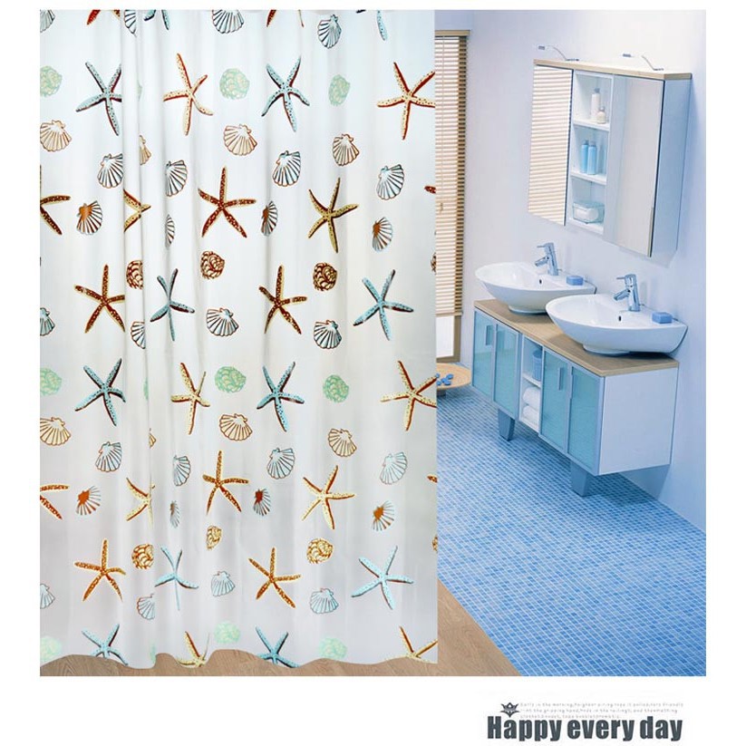 TGB Shower Curtain Gorden Tirai Gorden Kamar Mandi Anti Air