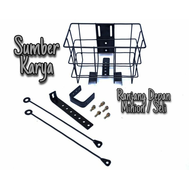 RANJANG DEPAN SEPEDA / RAK RANJANG SEPEDA LIPAT MINION