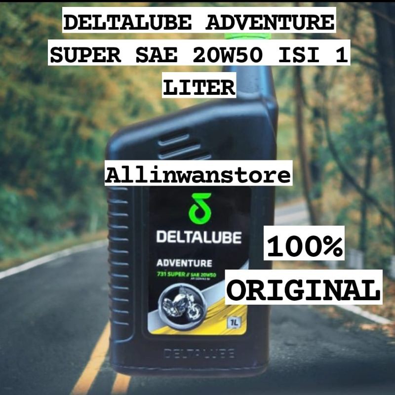 Oli Deltalube Adventure 731 Super SAE 20W50 isi 1 Liter 20w-50 1L Original 100%