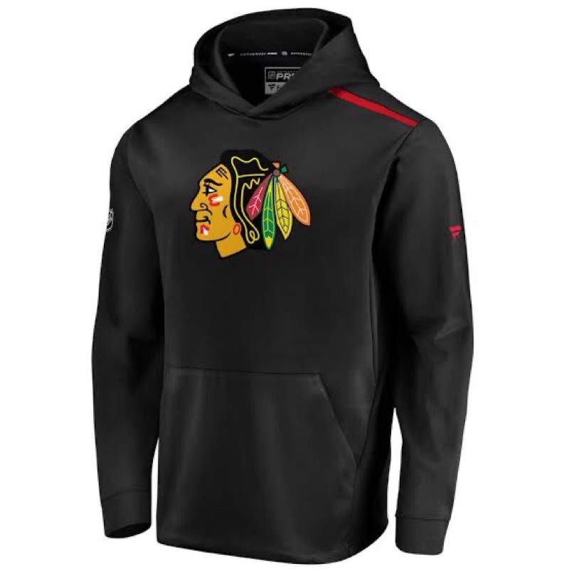Hoodie Authentic pro NHL Black Hawks