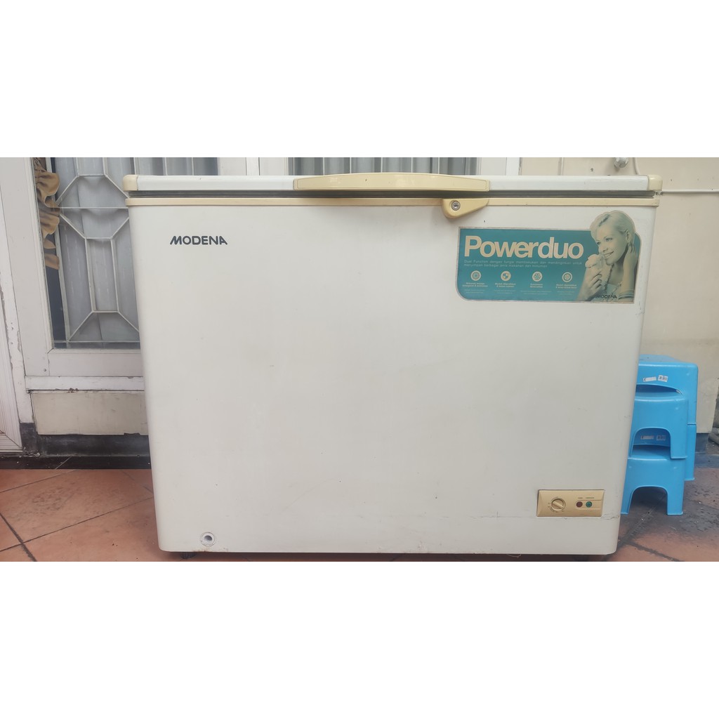 FREEZER MODENA 200 LITER MD-20W POWER DUO Second / Bekas