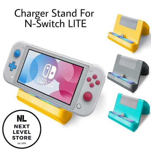 iPlay Nintendo Switch Lite Charging Dock Stand Charger ORI - Yellow