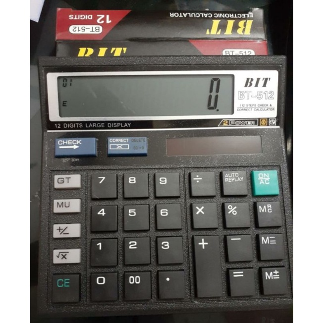 KALKULATOR CALCULATOR 12 DIGIT 12DIGIT BIT CT-512 CT 512 BT-512