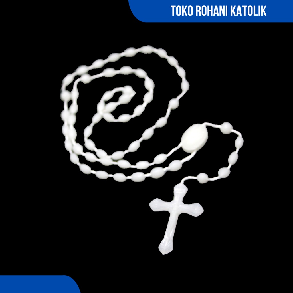 ROSARIO FOSFOR MURAH / ROSARIO GLOW IN THE DARK / ROSARIO BERKILAU DI GELAP / KALUNG ROSARIO / KALUNG ROHANI / KONTAS