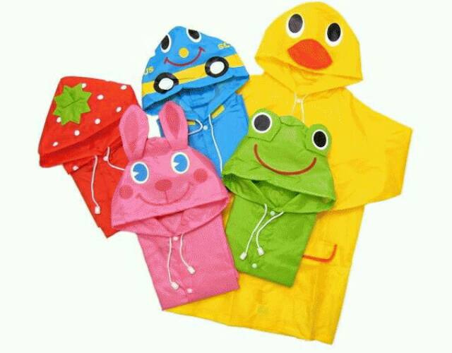 Jas hujan Anak Lucu / karakter / cartoon Funny Raincoat Kids / children