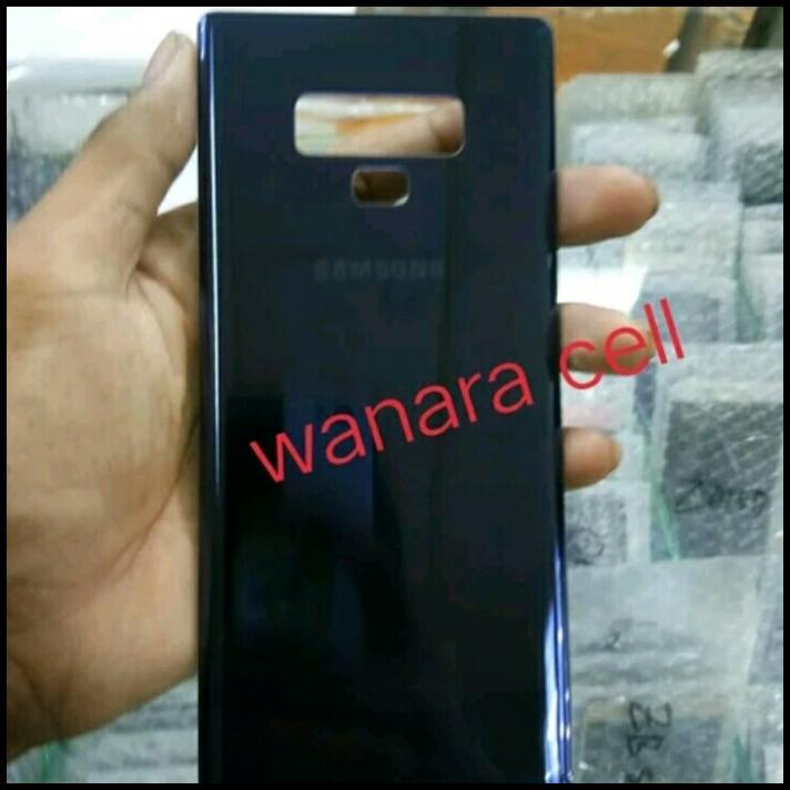 Back Door Backdoor Tutup Belakang Kesing Samsung Note 9 Biru Original