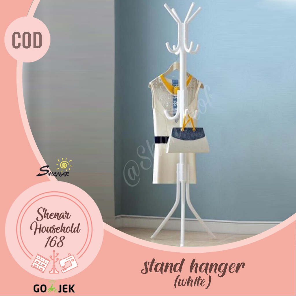 SHENAR STAND HANGER / GANTUNGAN TAS / TOPI / BAJU / RAK GANTUNGAN BERDIRI BAG HANGER - BISA COD(2KG)