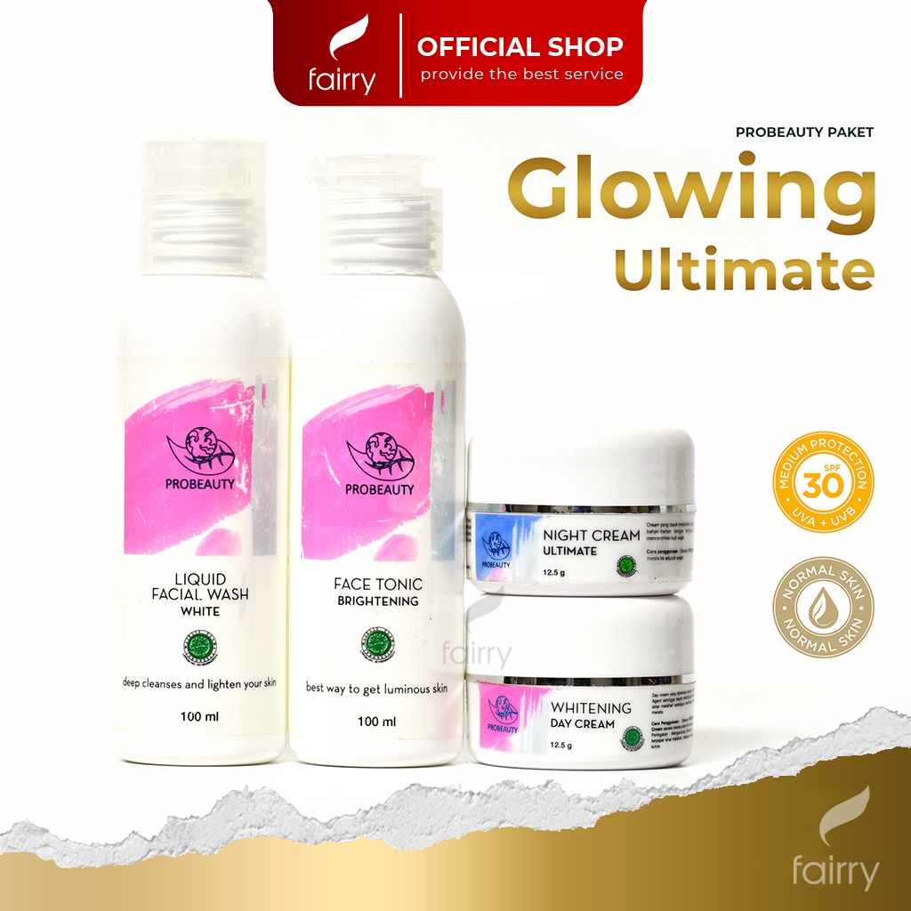 PROBEAUTY Paket Wajah Glowing Ultimate - Paket Skincare Glowing Murah Bpom-3