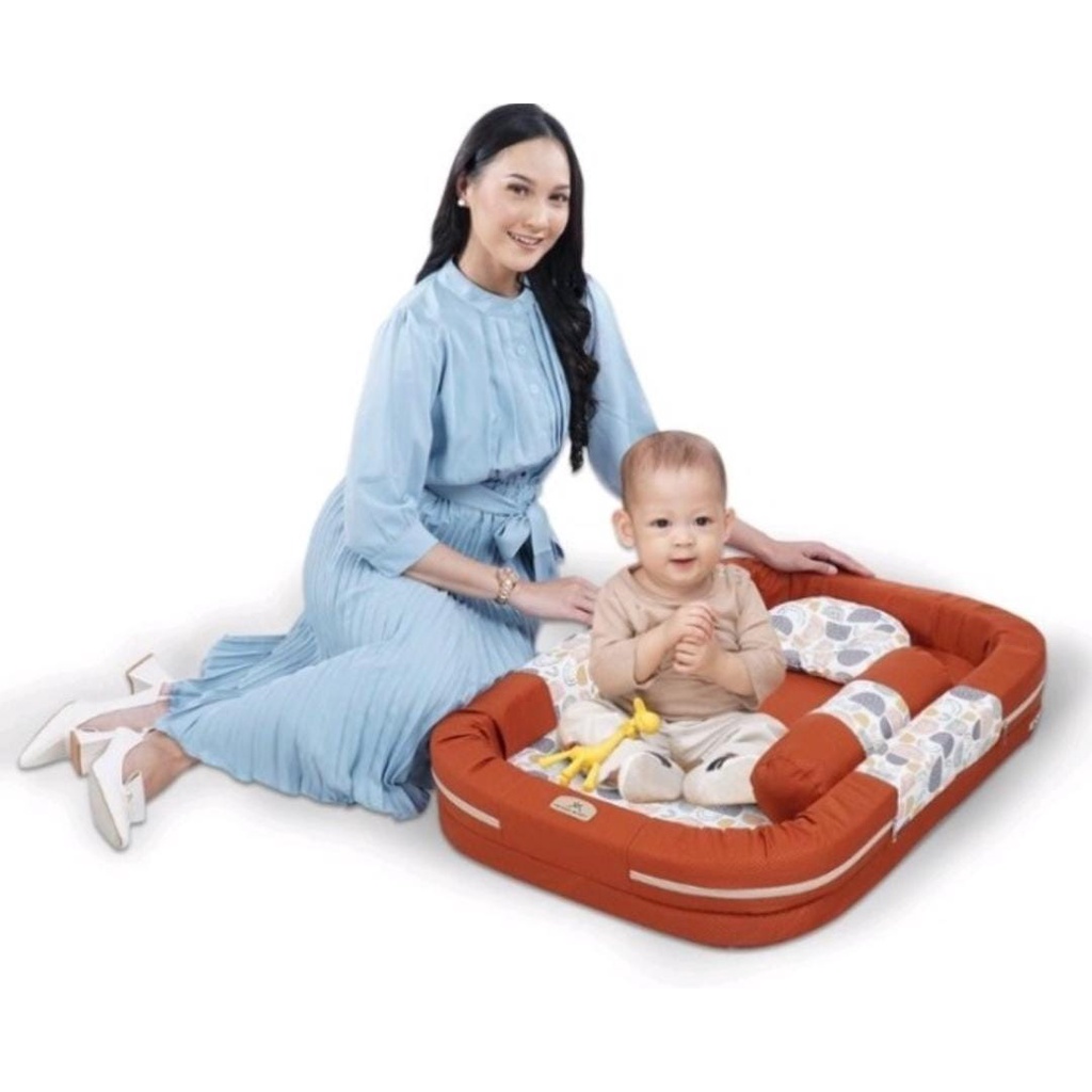 Mom's Baby MBK4018 Kasur Kolam + Kelambu Wilona Series