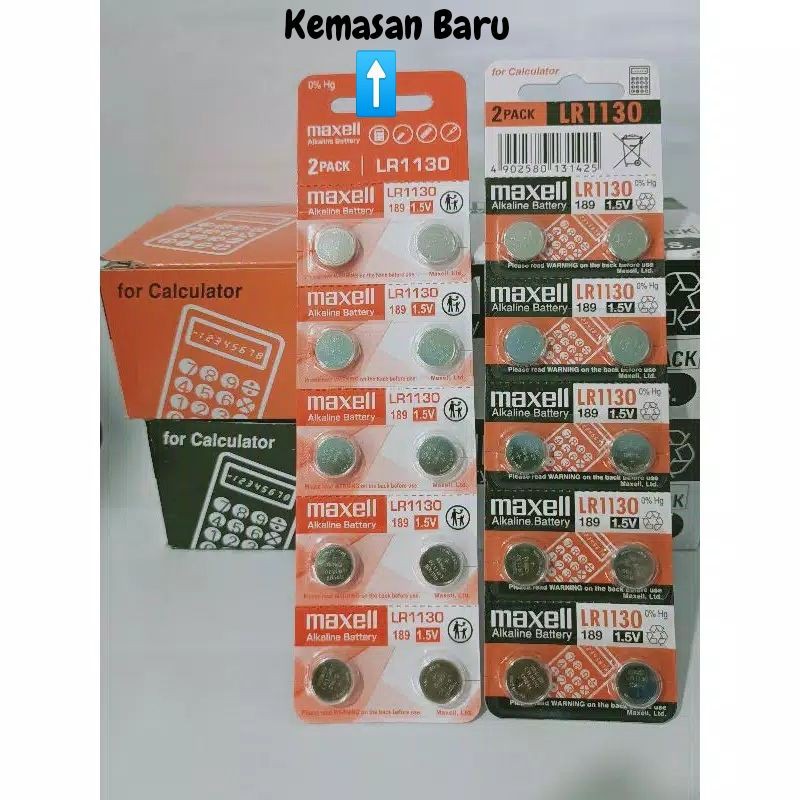 Baterai MAXELL LR1130 AG10 189 Original