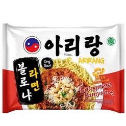 [HALAL] NEW Arirang Bolognese Ramyun Noodle With Macaroni 140gr Mie Instan