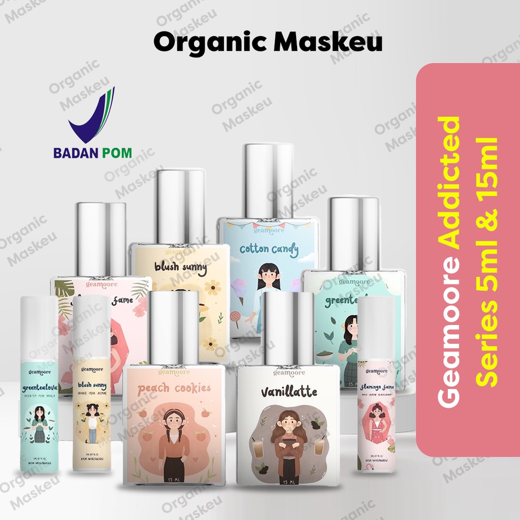 (BPOM+HALAL) GEAMOORE ADDICTED SERIES PARFUME | EDP PARFUME LEBIH TAHAN LAMA