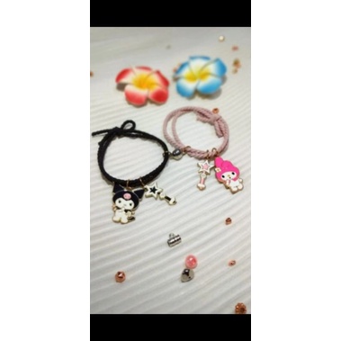 gelang couple magnet/sahabat/murah/2pasang bahan karet