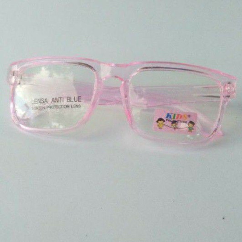 KACA MATA ANAK ANTI RADIASI HP/ LAPTOP-Pink