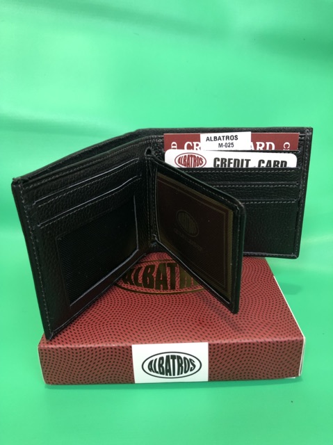 ALBATROS M-025 DOMPET KULIT ASLI MOTIF JERUK BAHAN ANTI MELOTOK DIJAMIN KEKUATANNYA