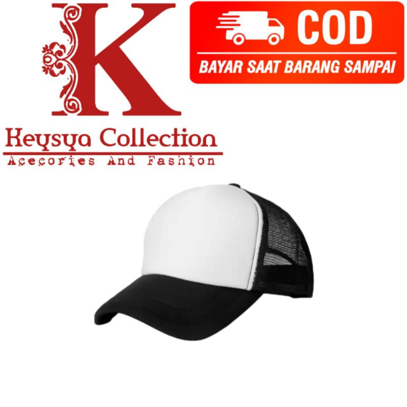 TOPI PRIA WANITA JARING POLOS