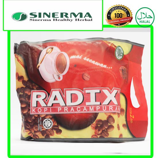 

Kopi Radix Jumbo - Kopi Herbal - Original dan Nikmat