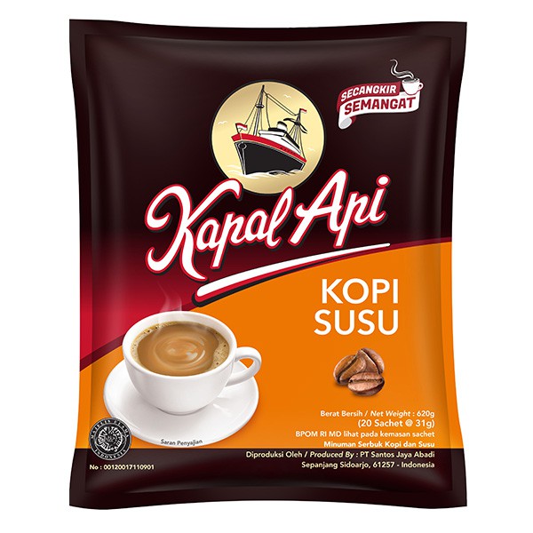 

Kapal Api Susu Bag 20S X 31 Gr