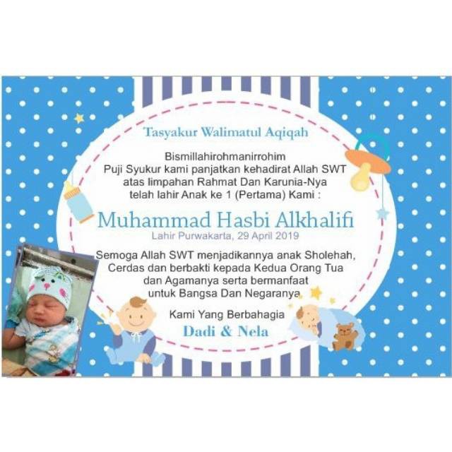 

Cetak Stiker Label syukuran Aqiqah (isi 100)