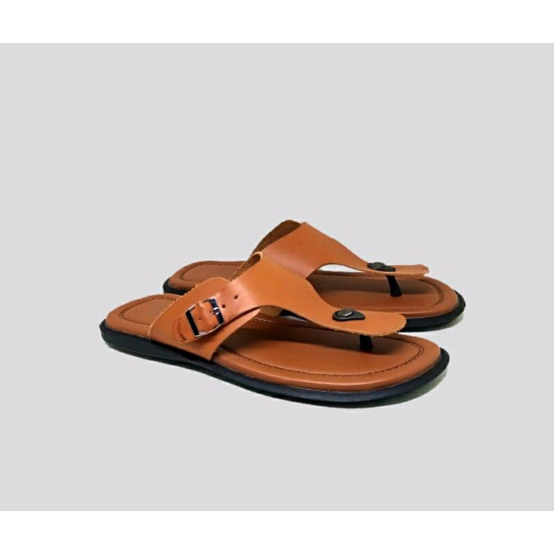 COD / Sandal Jepit Pria Dewasa Size JUMBO 44-45-46-47-48 Sendal Kulit Bapak2 Murah Empuk, 47