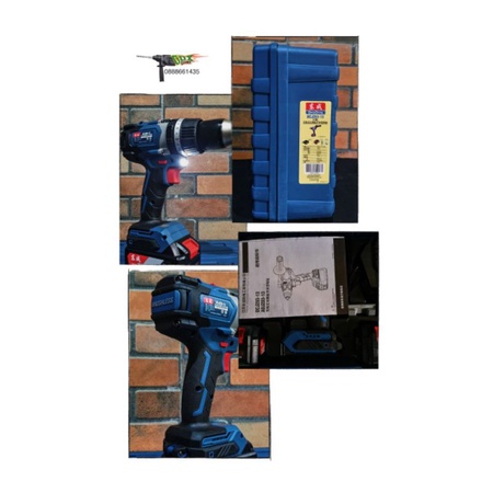 Cordless Drill brushless 20 volt dongcheng DCJZ 03-13/bor baterai 20 volt